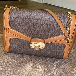 Monogram Michael Kors Chain Purse